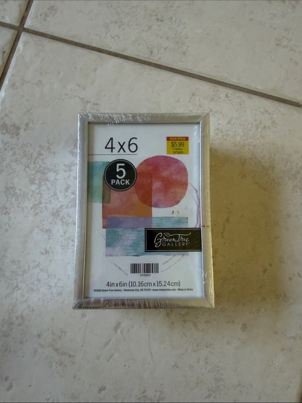 Green Tree Gallery Silver 4x6 Photo Frame - Classic Silver Finish